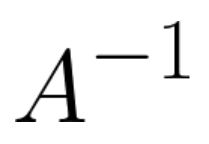 Matriz Inversa A -1