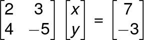 Sistema de Linear Exemplo 01